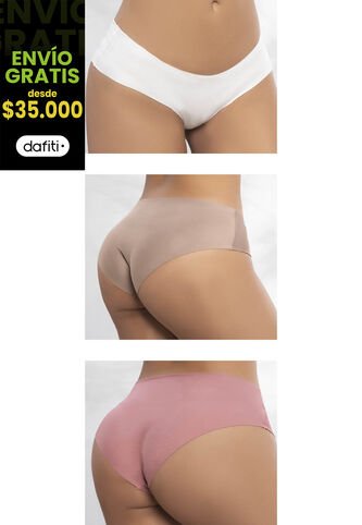 Cachetero Paq X5 Mujer Multicolor FI 3278 Formas Intimas