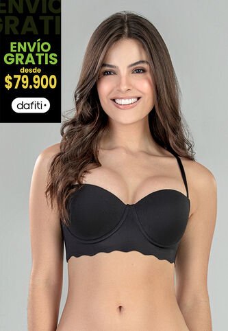 Brasier Mujer Negro FI 90999 Formas Intimas