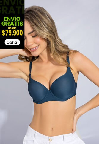 Brasier Mujer Azul Profundo Fi 71702 Formas Intimas