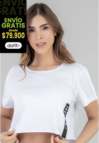 Camiseta Mujer Blanco FI 70336 Formas Intimas