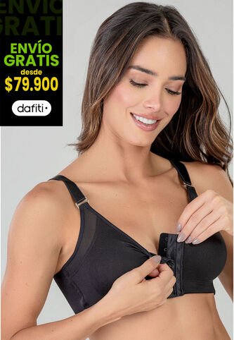 Brasier Mujer Negro FI 9602 Formas Intimas