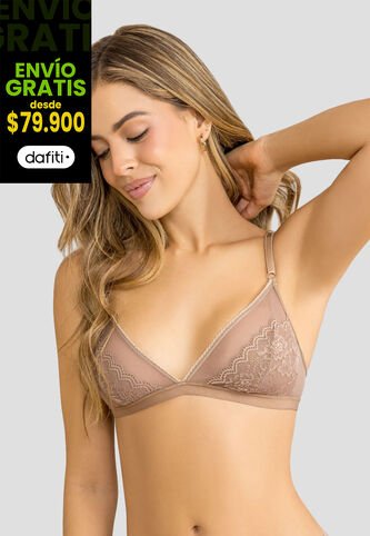 Bralette Mujer Chocolate Fi 111902 Formas Intimas