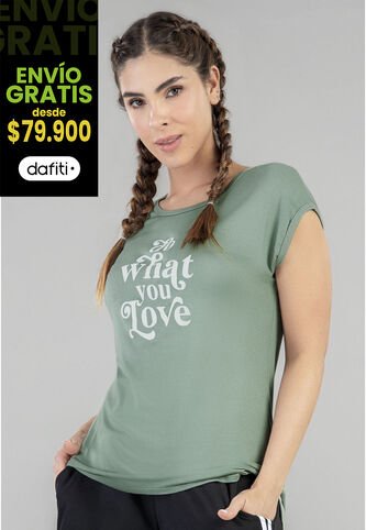 Camiseta Mujer Verde Oliva FI 92714 Formas Intimas