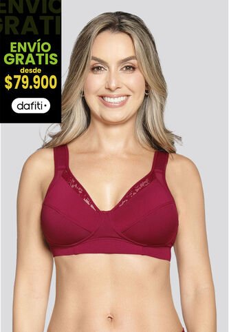 Brasier Mujer Vino Tinto FI 69512 Formas Intimas