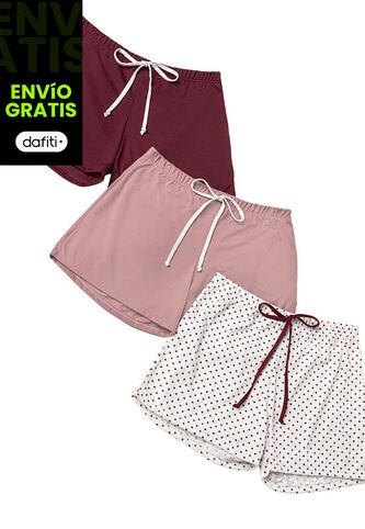 Short PAQ X 3 Multicolor FI 76308 Formas Intimas