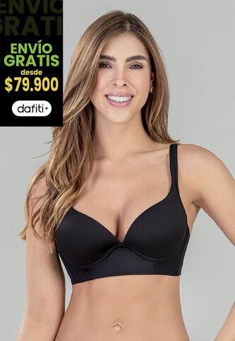 Brasier Mujer Negro FI 96334 Formas Intimas