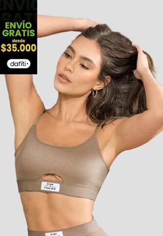 Top Mujer Café Pardo Fi 112105 Formas Intimas