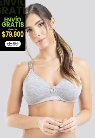 Brasier Mujer Gris Jaspe FI 96392 Formas Intimas