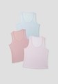 Camiseta Paq X3 Mujer Multicolor Fi 115176 de Formas Intimas