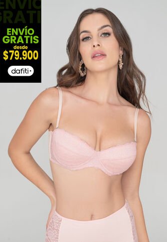 Brasier Mujer Rosa FI 103349 Formas Intimas