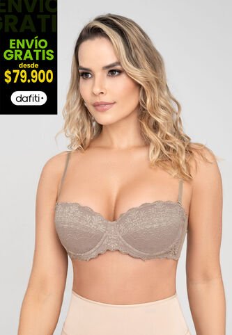 Brasier Mujer Gris FI 103349 Formas Intimas
