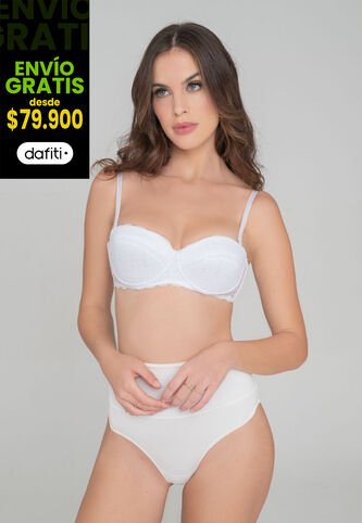 Brasier Mujer Blanco FI 103349 Formas Intimas