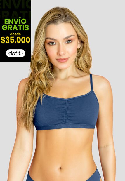 Top Mujer Azul Profundo Fi 107106