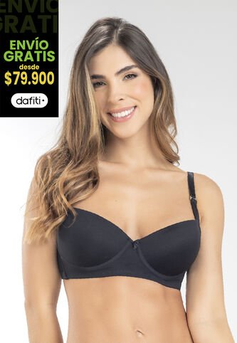 Brasier Mujer Negro FI 96477 Formas Intimas