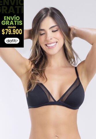 Brasier Mujer Negro FI 88163 Formas Intimas