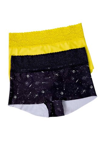 Cachetero Paq X2 Mujer Multicolor Fi 33910 Formas Intimas