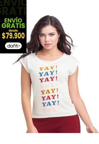 Camisa Pijama Para Mujer Marfil FI Formas Intimas