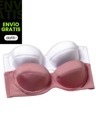 Brasier Paq X2 Mujer Multicolor FI 89857 Formas Intimas