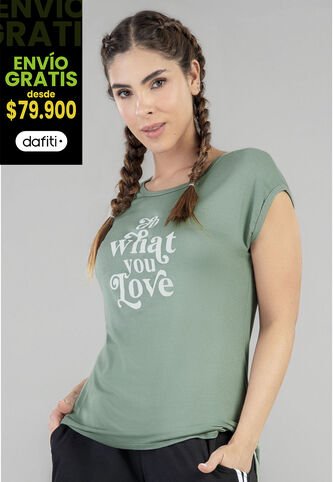 Camiseta Mujer Verde Oliva FI 92714 Formas Intimas