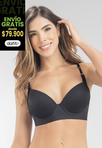Brasier Mujer Negro FI 95894 Formas Intimas
