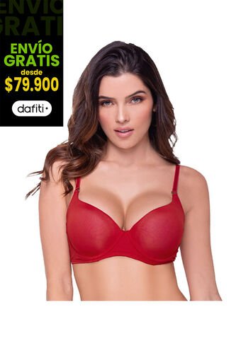 Brasier Mujer Rojo FI 71702 Formas Intimas