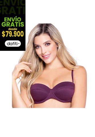 Brasier Adulto Femenino Vinotinto Fi 83934 Formas Intimas