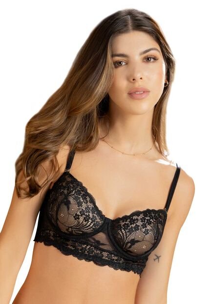 Bralette Mujer Negro FI 5413