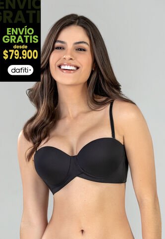 Brasier Mujer Negro FI 3107 Formas Intimas