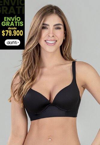 Brasier Mujer Negro FI 96334 Formas Intimas