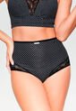 Panty Mujer Negro Estampado FI 88162 de Formas Intimas