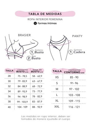 Brasier Mujer Blanco FI 64128