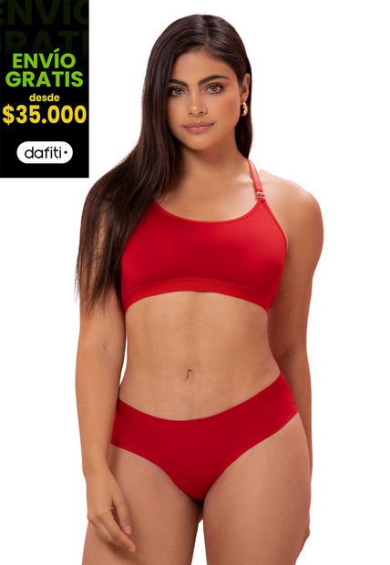Conjunto Mujer Rojo FI 31516