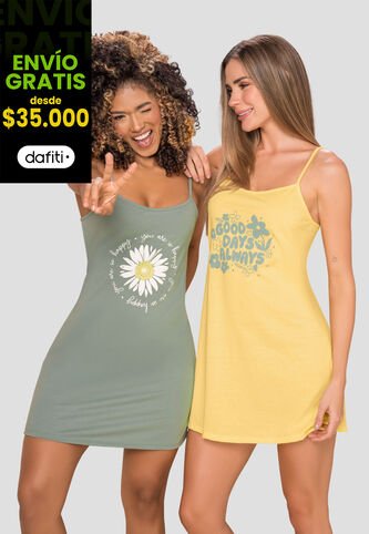 Batola Paq X2 Mujer Multicolor Fi 107068 Formas Intimas