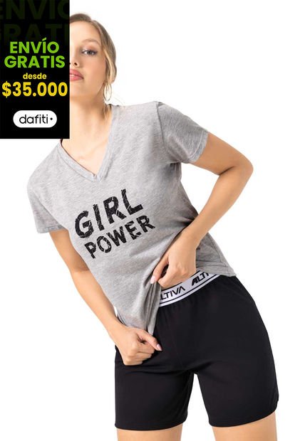 Camiseta Gris Jaspe FI 1089