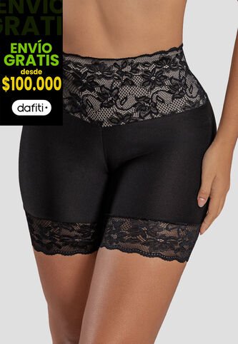 Short Mujer Negro Fi 114346 Formas Intimas