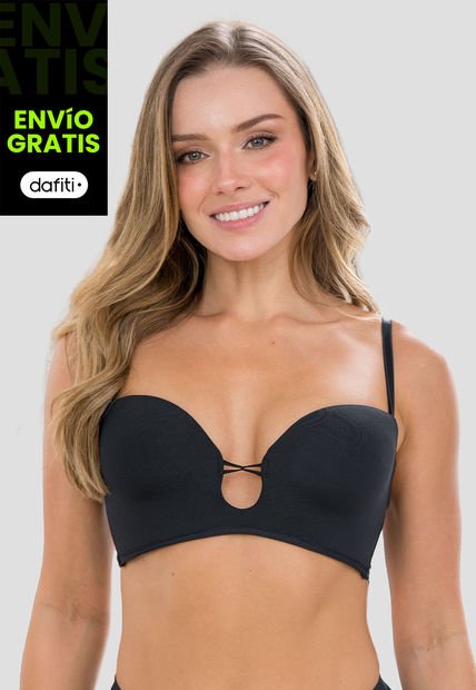 Brasier Mujer Negro Fi 109422