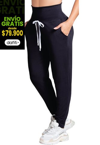 Pantalón Sudadera Para Mujer Negro FI Formas Intimas