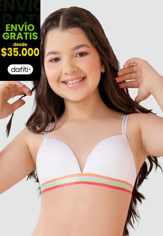 Brasier Infantil Blanco FI 34642 Formas Intimas