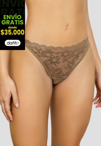 Tanga Paq X3 Mujer Multicolor Fi 112784 Formas Intimas