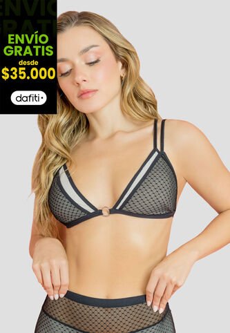 Top Mujer Negro Fi 112538 Formas Intimas