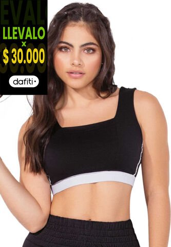 Top Mujer Negro FI 88598 Formas Intimas