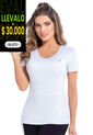 Camiseta Mujer Blanco FI 77687 de Formas Intimas