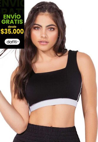 Top Mujer Negro FI 88598 Formas Intimas