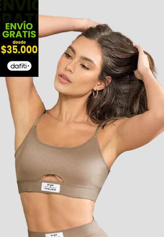 Top Mujer Café Pardo Fi 112105 Formas Intimas