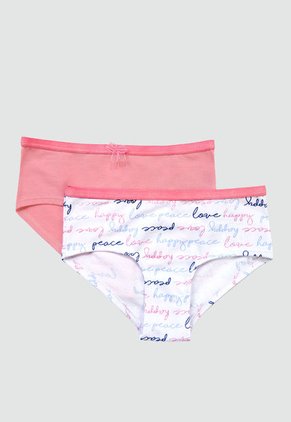 Cachetero Paq X2 Infantil Rosado FI 33837