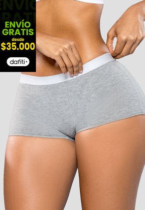 Bóxer Mujer Gris Jaspe Fi 111233