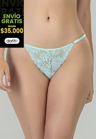 Brasilera Paq X2 Mujer Lila Tech/Cristal FI 3110 Formas Intimas