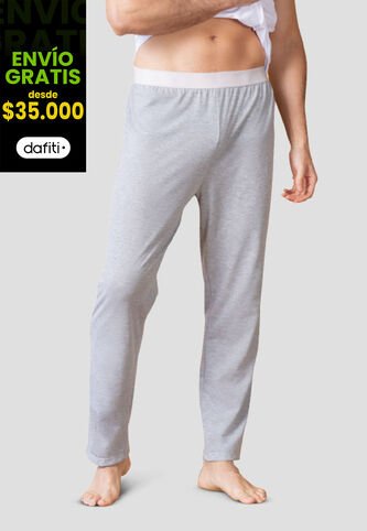 Pantalón Mujer Gris Jaspe Fi 110759 Formas Intimas