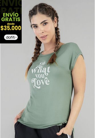 Camiseta Mujer Verde Oliva FI 92714 Formas Intimas