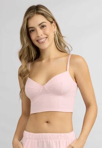 Crop Top Mujer Rosa Fi 111704 Formas Intimas